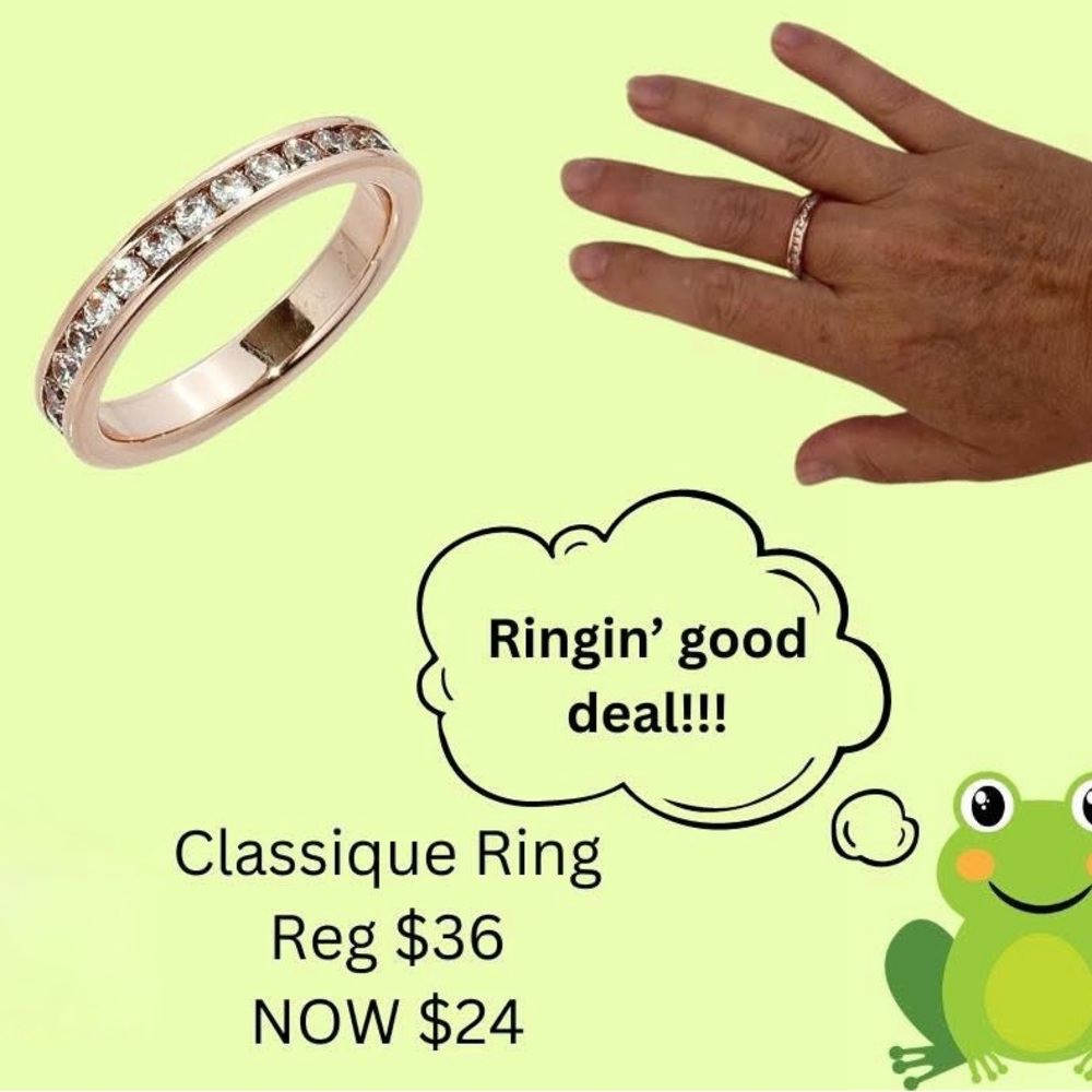 Park Lane BNIB Rose Gold channel set eternity band
